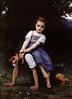 William Bouguereau Famous Paintings - The Horseback Ride